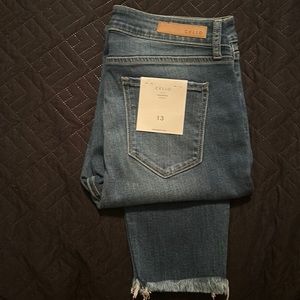 CELLO cropped skinny jeans!! Size 13!